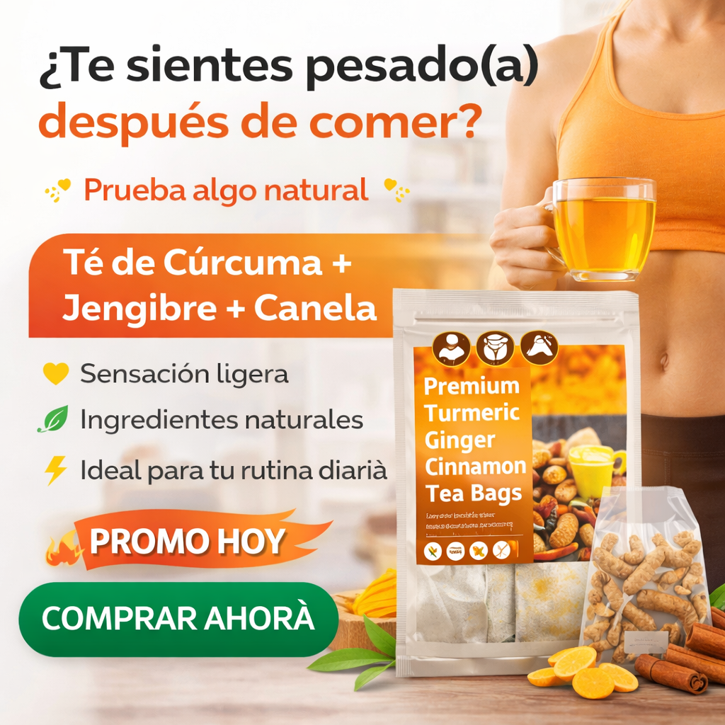 TÉ DE CÚRCUMA, JENGIBRE Y CANELA