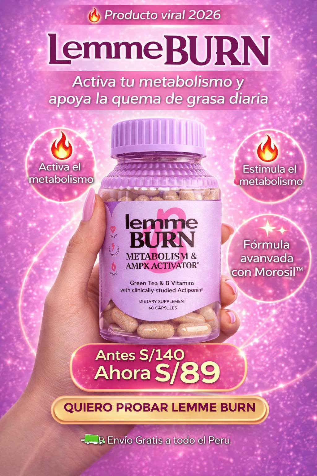 🔥 Lemme Burn Activador AMPK+ Lemme Curb Tiempo Limitado⏳ GEM