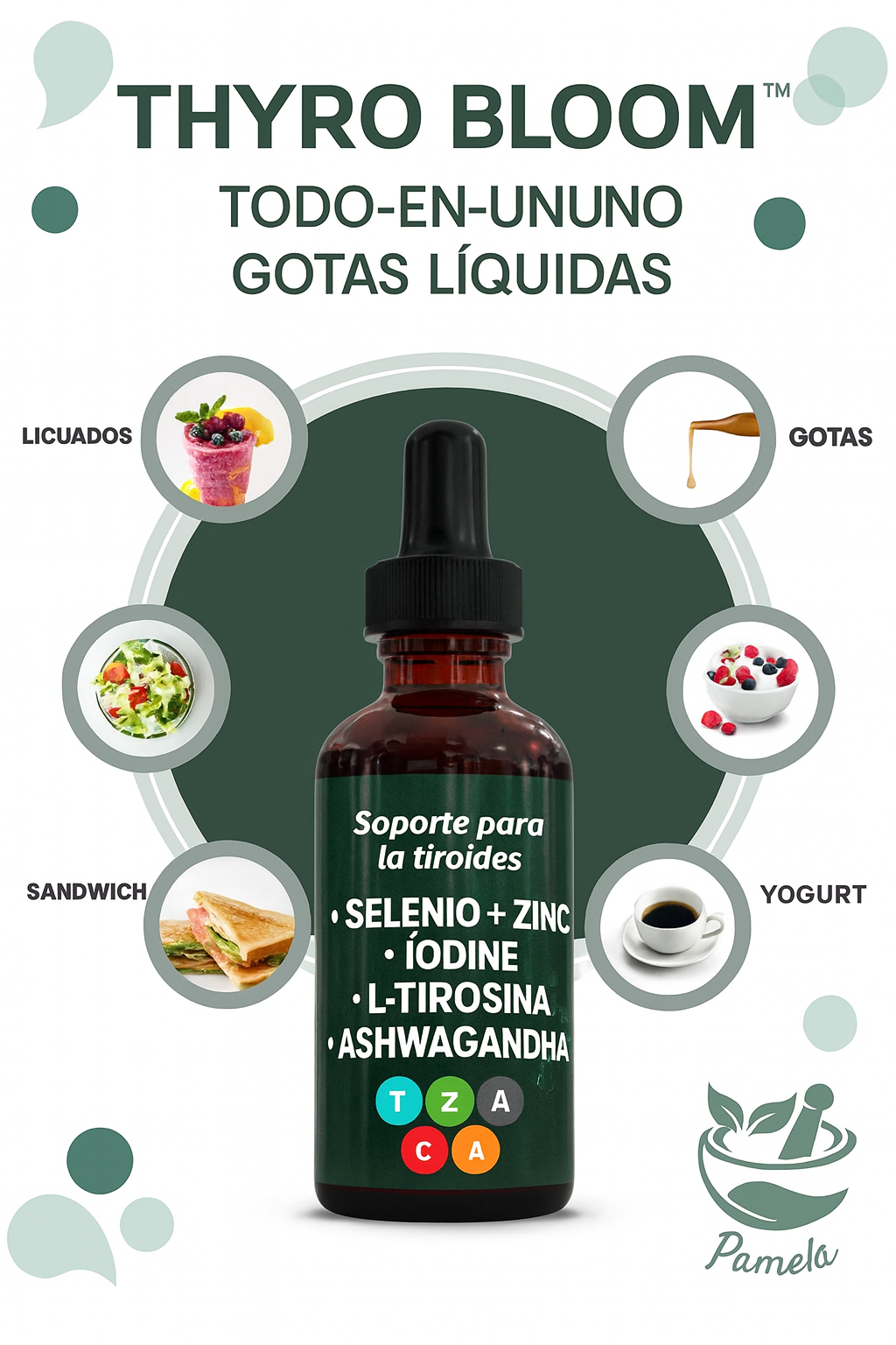 Thyro Balace - Hormona para el soporte de la  thyroides