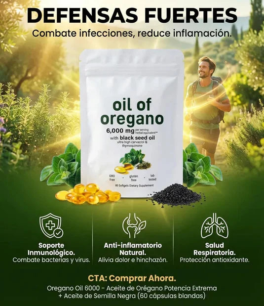 Aceite de Orégano/Nacrobiota - NaturaLabs