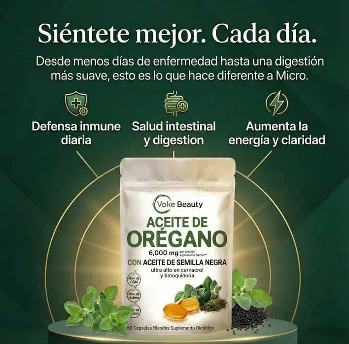 Aceite de Orégano/Nacrobiota - NaturaLabs